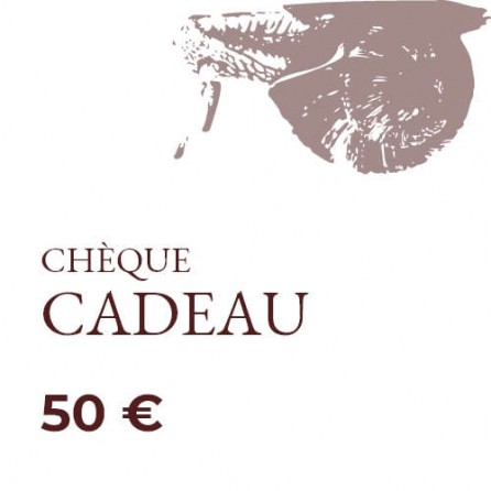 Chèque Cadeau de 50 euros